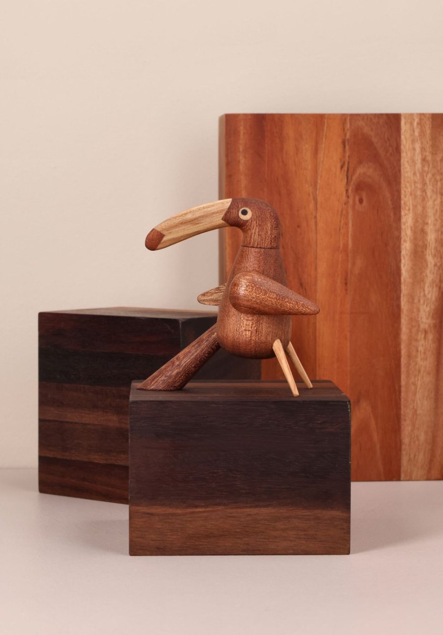 Spring Copenhagen Pfeffervogel 9 cm, Mahagoni