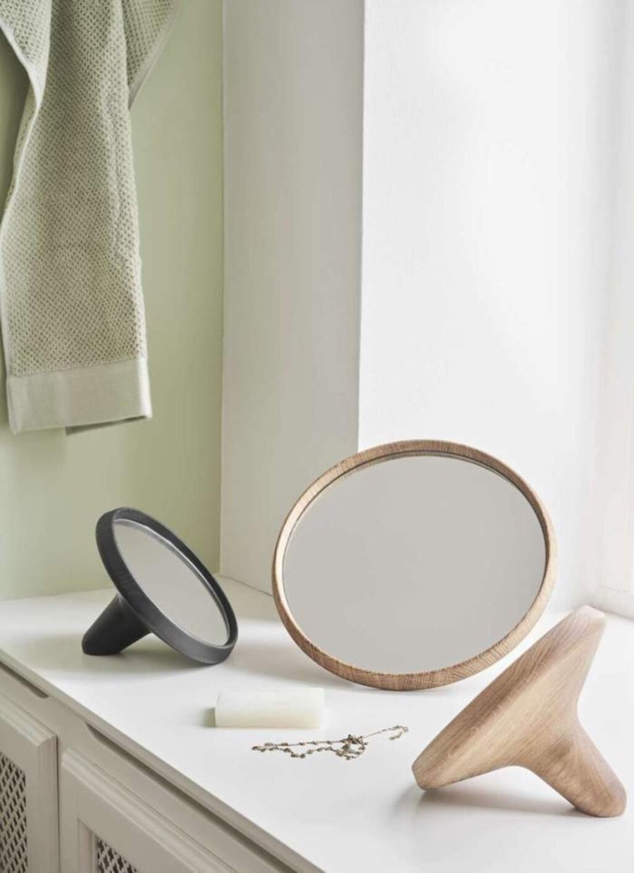 Spring Copenhagen Satellite Spejl �16 cm, Sort