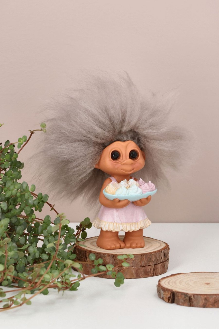 Lykketrold Good Luck Troll 9cm, Sprinkles