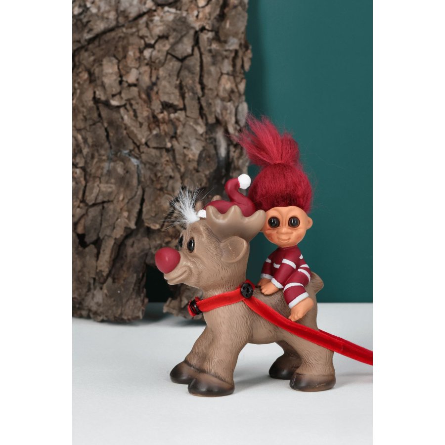 Lykketrold Good Luck Troll Die Familie Pinedam 12 cm, Rudolf & Siv