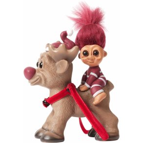 Lykketrold Good Luck Troll Die Familie Pinedam 12 cm, Rudolf & Siv
