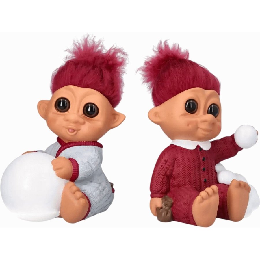 Lykketrold Good Luck Troll Die Familie Grandam 23 cm, Die Zwillingsschwester