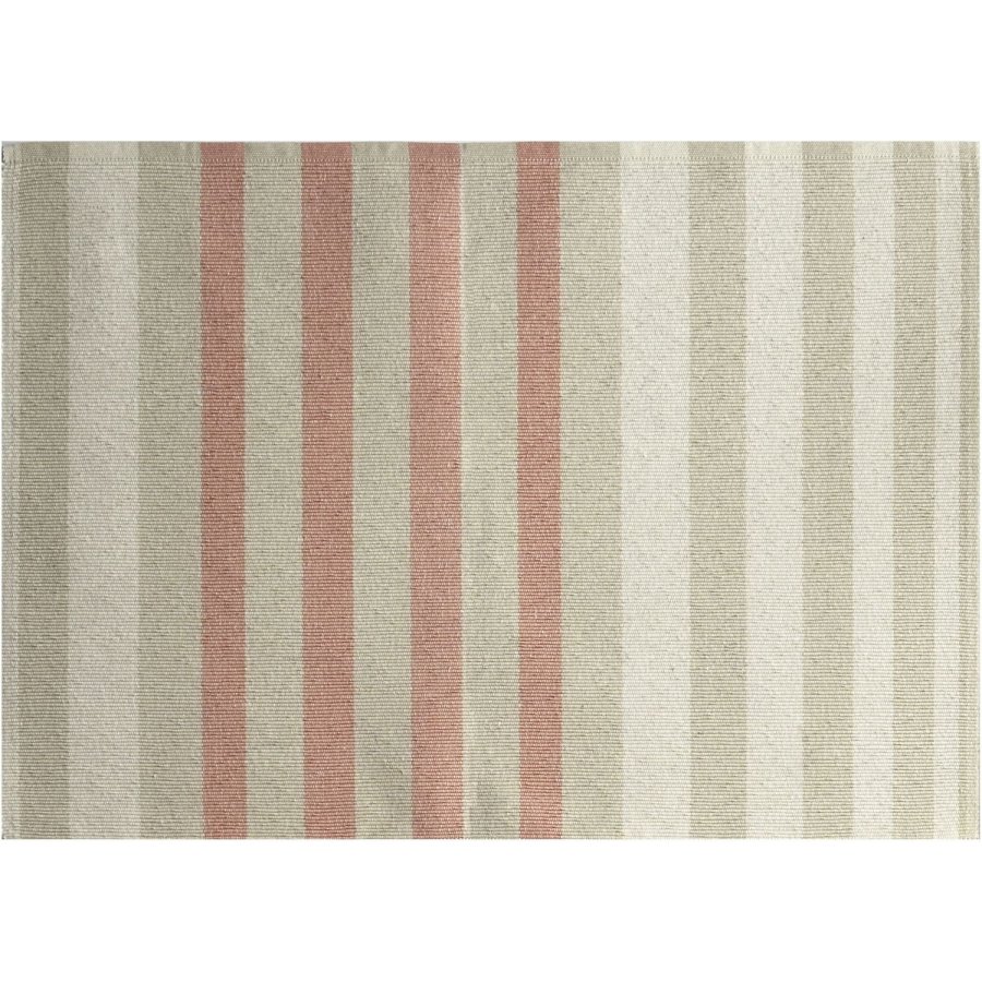 Knabstrup Keramik Vibeke Klint D�kkeserviet Bred Linje 33x48 cm, R�d