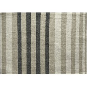 Knabstrup Keramik Vibeke Klint D�kkeserviet Bred Linje 33x48 cm, Hvid