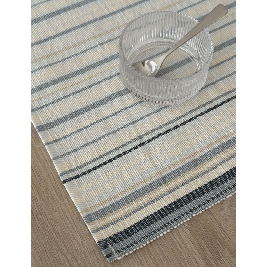 Knabstrup Keramik Vibeke Klint D�kkeserviet Fin Linje 33x48 cm, Bl�