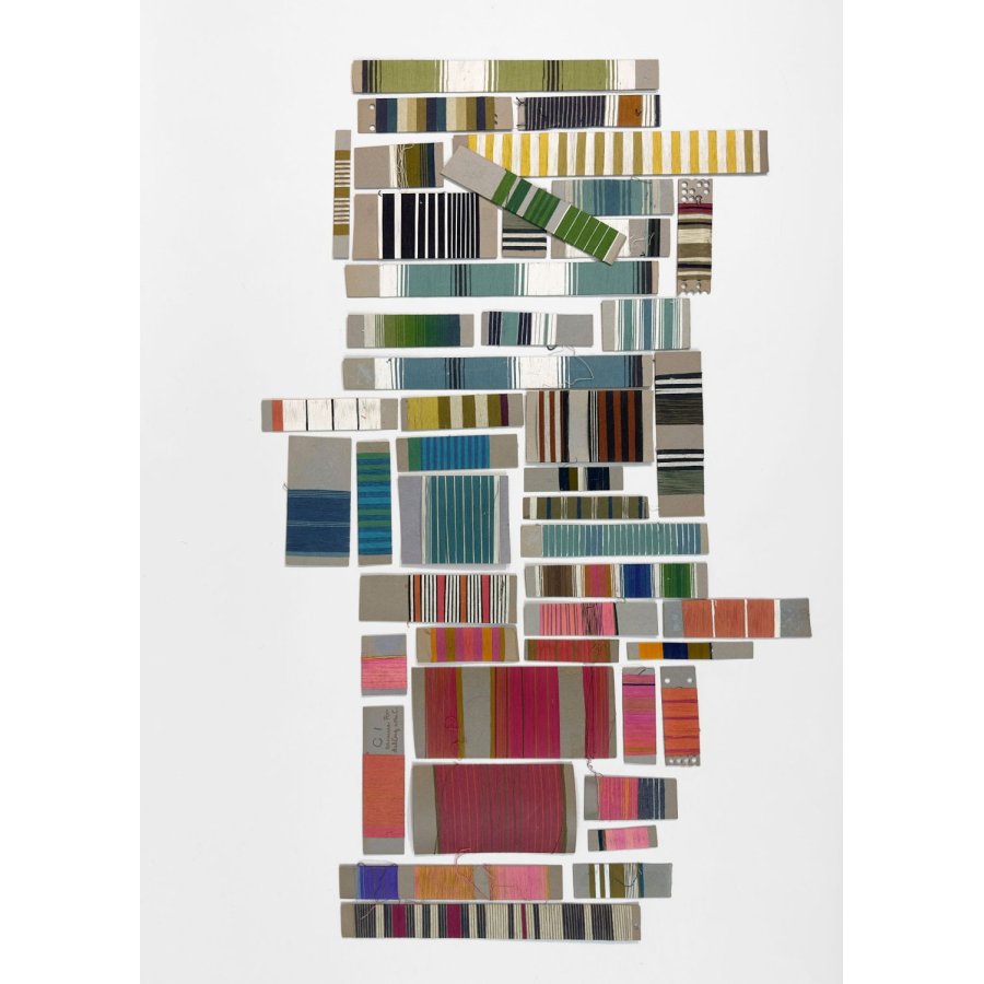 Knabstrup Keramik Vibeke Klint D�kkeserviet Neutral Linje 33x48 cm, Bl�