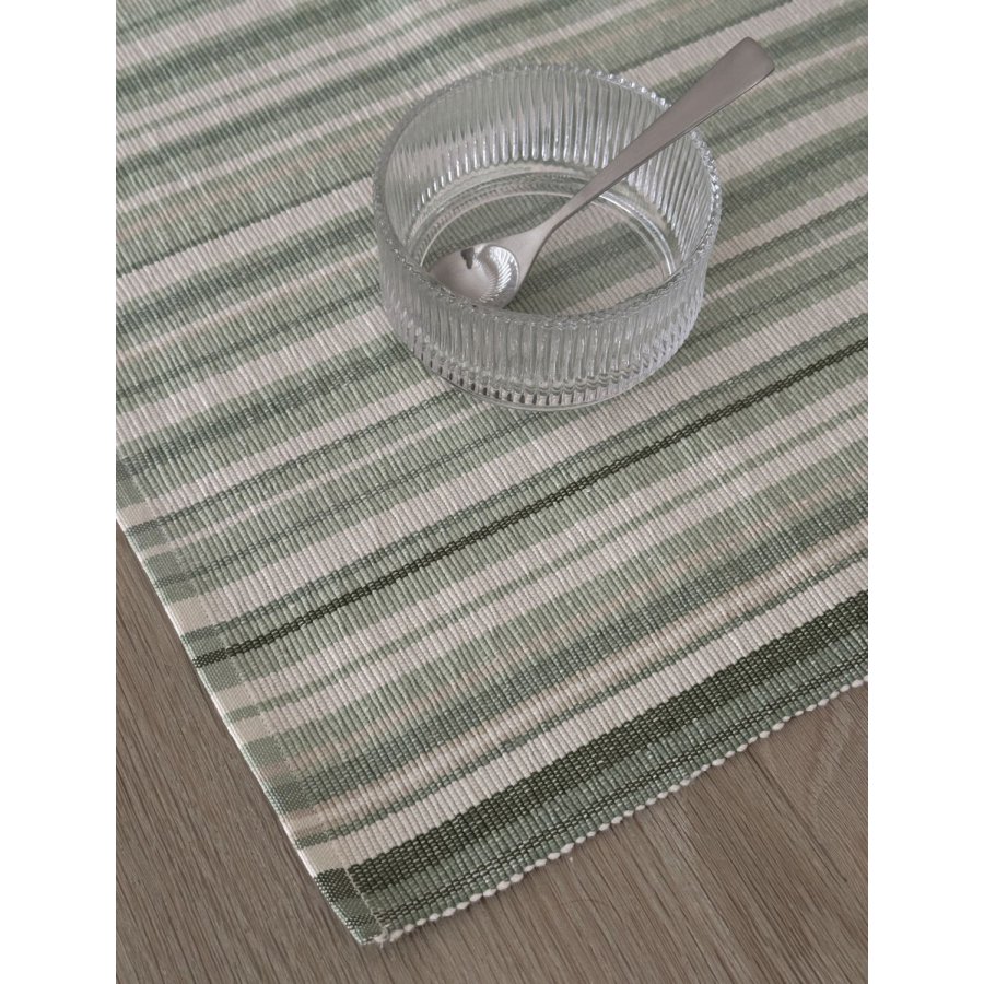 Knabstrup Keramik Vibeke Klint D�kkeserviet Fin Linje 33x48 cm, Gr�n