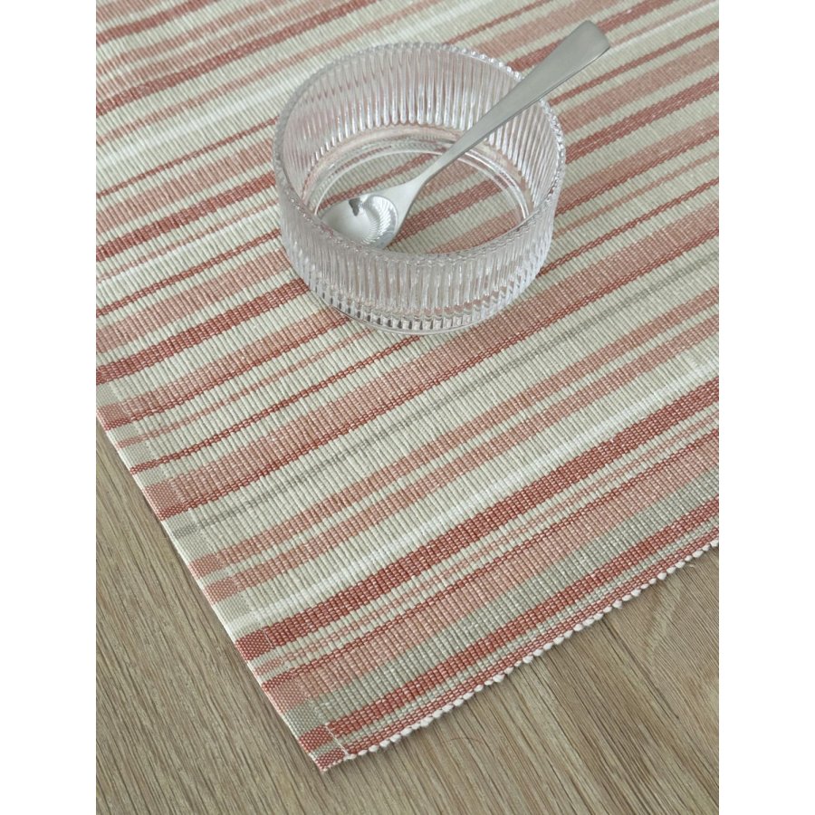 Knabstrup Keramik Vibeke Klint D�kkeserviet Fin Linje 33x48 cm, R�d