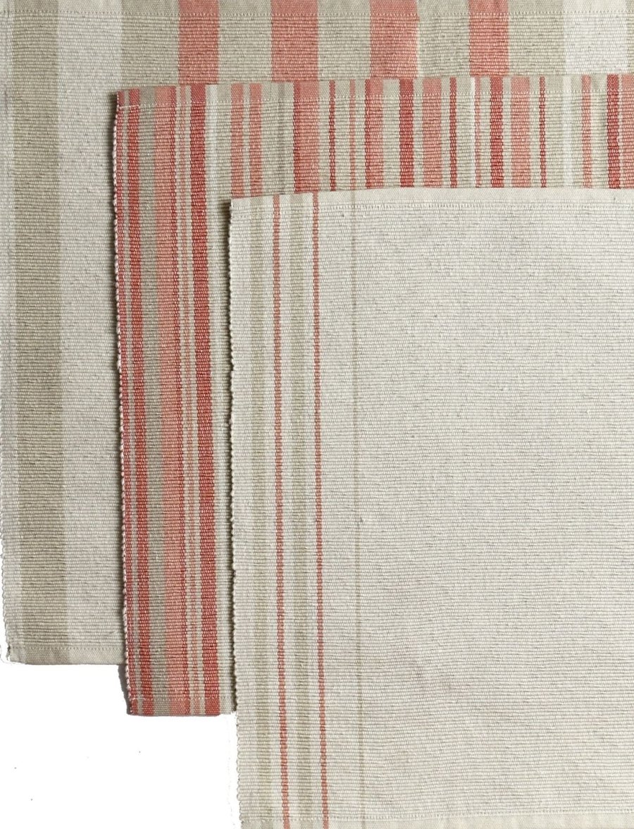 Knabstrup Keramik Vibeke Klint D�kkeserviet Fin Linje 33x48 cm, R�d