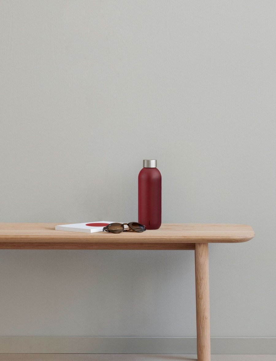 Stelton Keep Cool Thermoflasche 600 ml, Soft Cherry Red