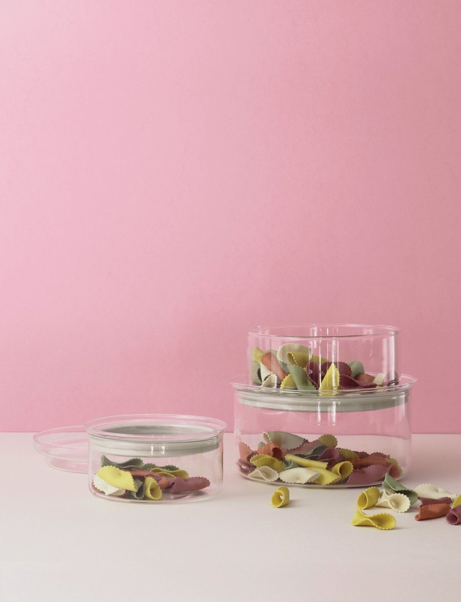 RIG-TIG STORE-IT Vorratsglas 0,8 L, Light Grey