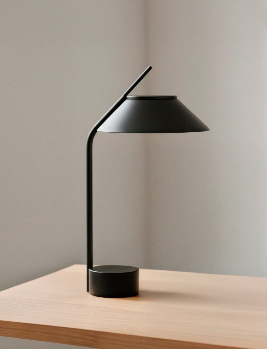 Stelton Vinkel Tr�dl�s Lampe LED H41,5 cm, Sort