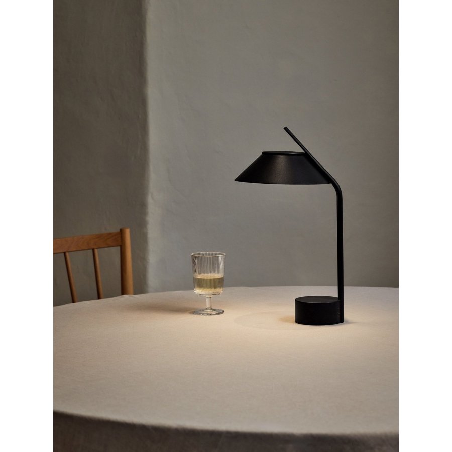 Stelton Vinkel Tr�dl�s Lampe LED H41,5 cm, Sort