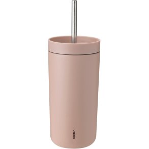 Stelton To Go Sip Thermobecher mit Strohhalm 0,4 L, Heather