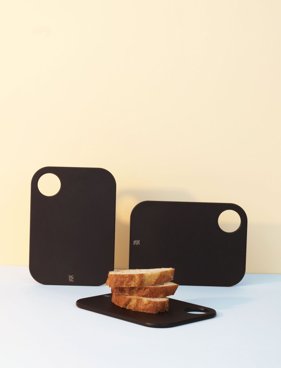 RIG-TIG CUT-IT Butterbrett 13,5x18,5 cm, Schwarz