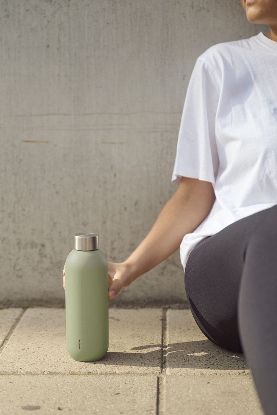 Stelton Keep Cool Thermoflasche 600 ml, Soft Fern Green