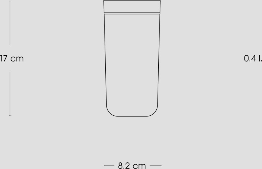 Stelton To Go Click Termokop 0,4 L, Soft Fern Green