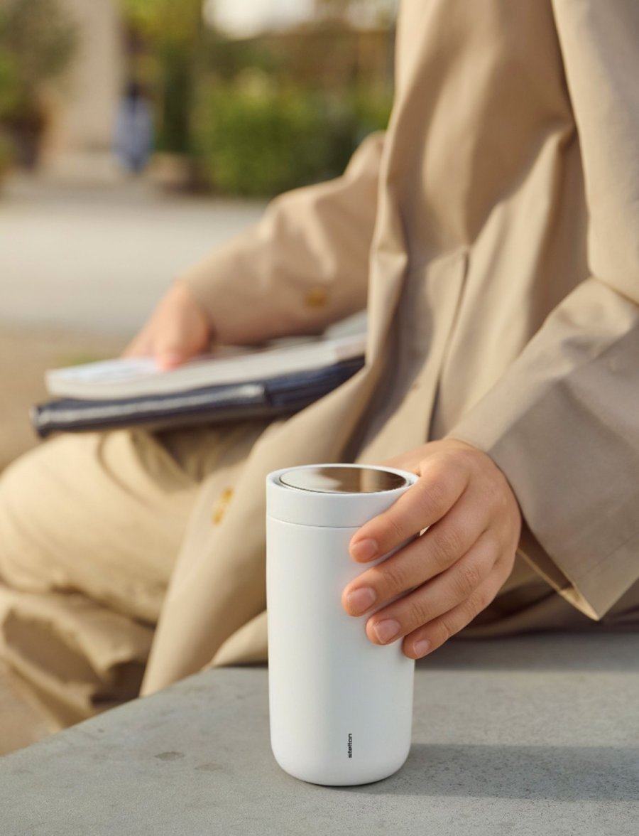 Stelton To Go Click Termokop 0,2 L, Soft Chalk