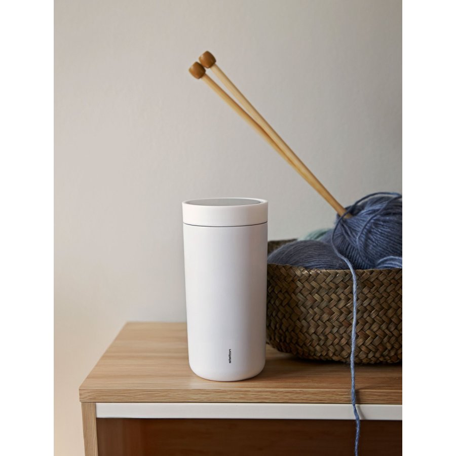 Stelton To Go Click Termokop 0,4 L, Soft Chalk