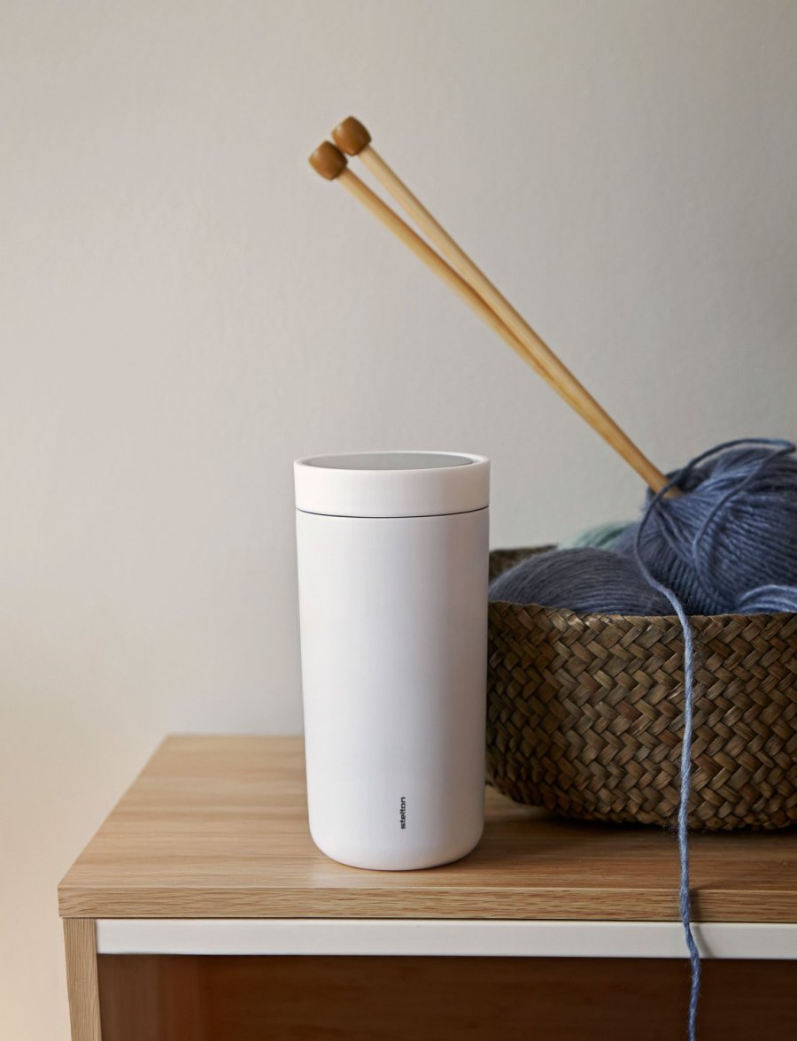 Stelton To Go Click Termokop 0,4 L, Soft Chalk