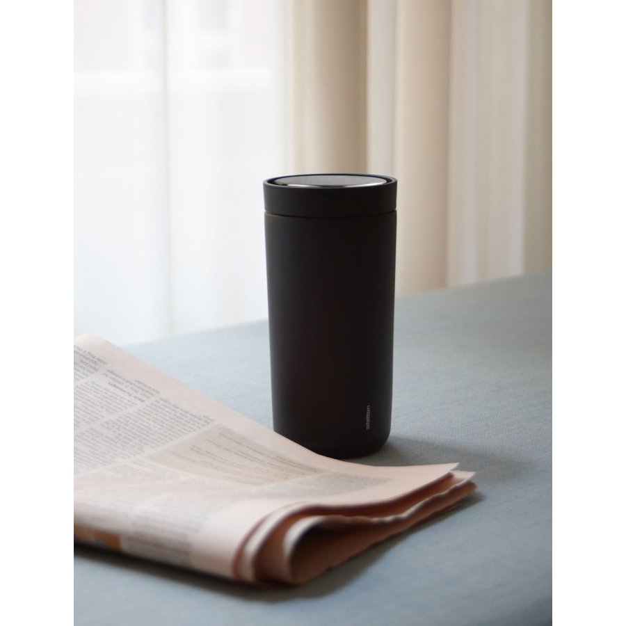 Stelton To Go Click Termokop 0,4 L, Soft Black