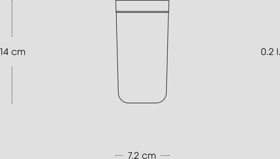 Stelton To Go Click Mumi Termokop 0,2 L, Courage