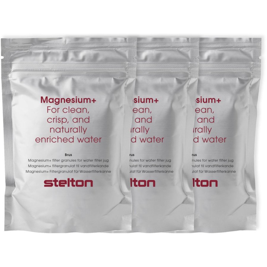 Stelton Brus Filtergranulat mit Magnesium f�r Wasserfilterkaraffe 3er Set