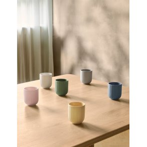 Knabstrup Keramik Verda Kop 25 cl, Soft Light Grey