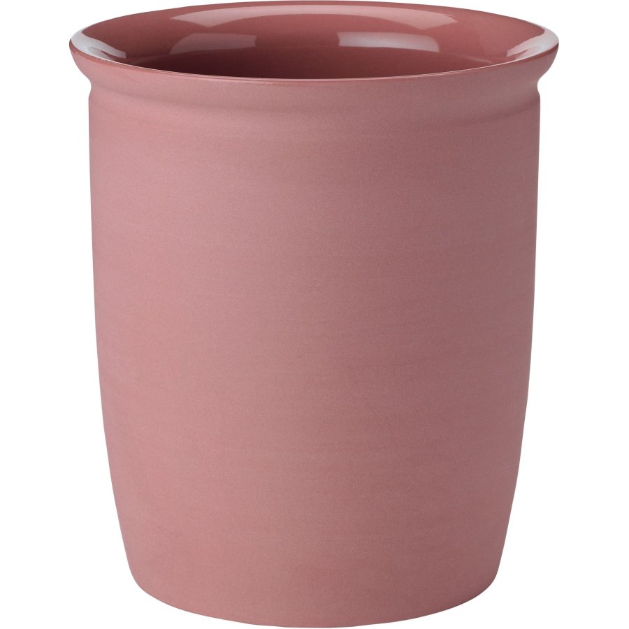 Knabstrup Keramik Syltekrukke 1 L, Dark Rose