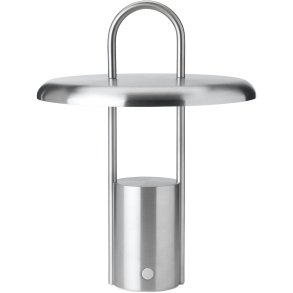 Stelton Pier Kabellose Tischlampe LED H25 cm, Stahl