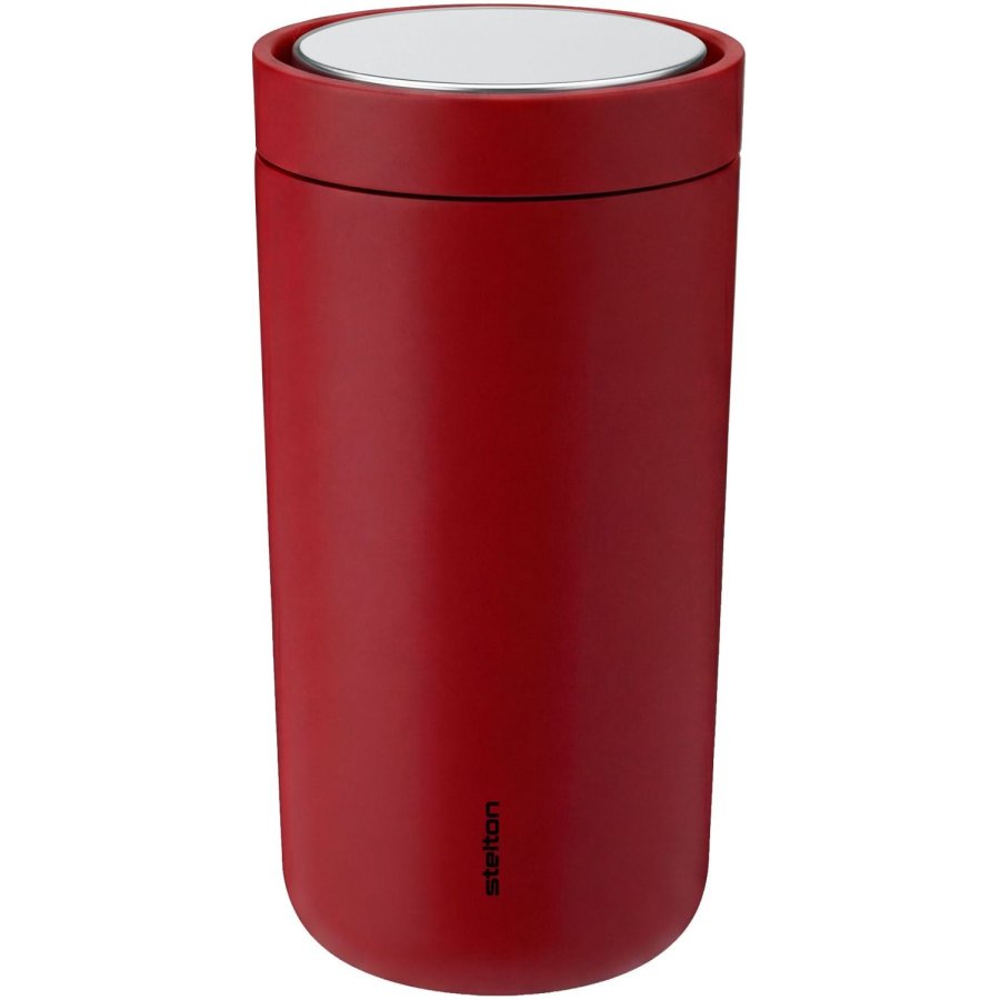 Stelton To Go Click Termokop 0,2 L, Soft Cherry Red