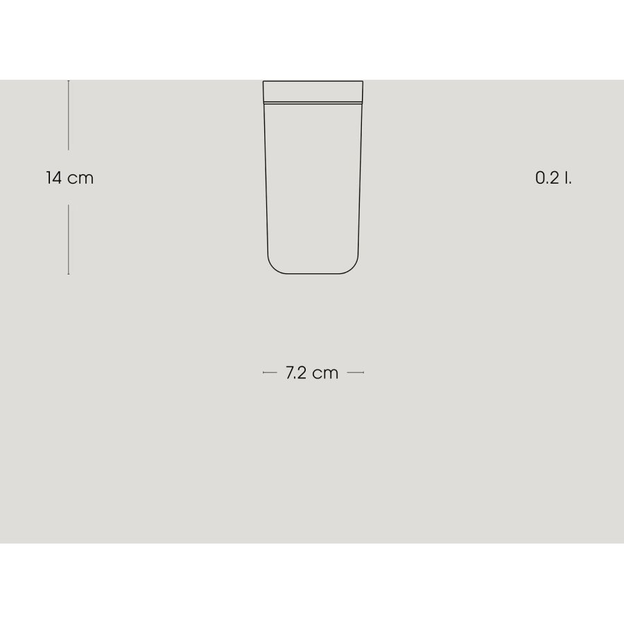 Stelton To Go Click Termokop 0,2 L, Soft Cherry Red