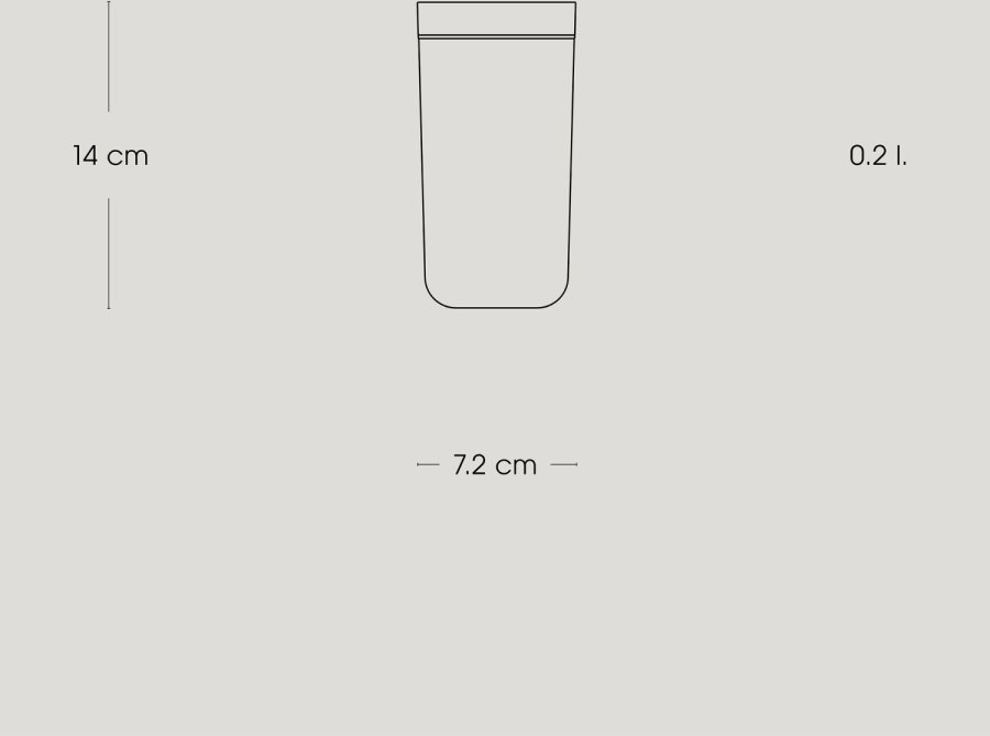 Stelton To Go Click Termokop 0,2 L, Soft Cherry Red