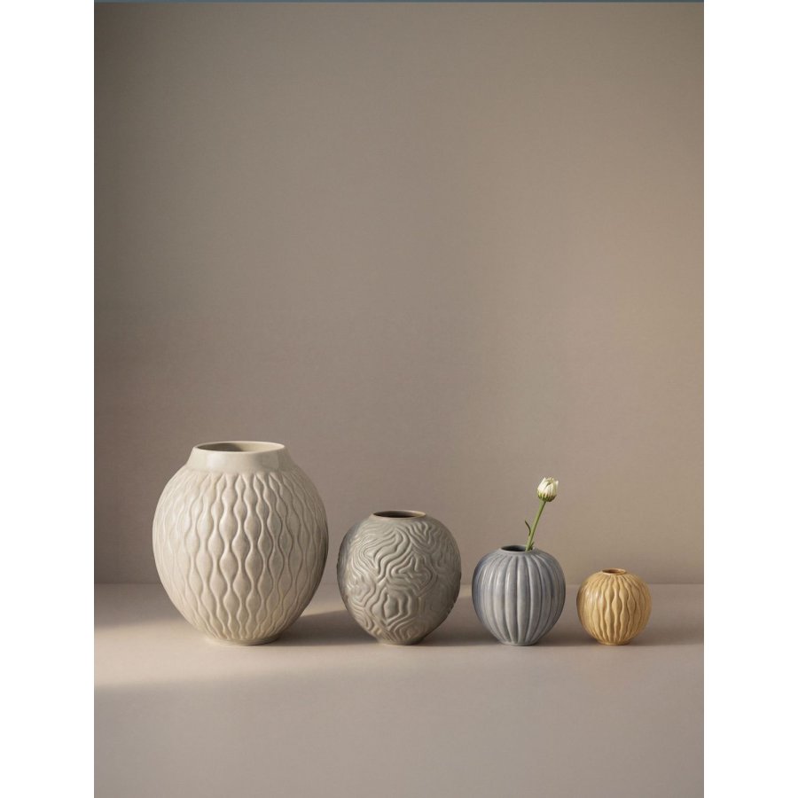 Knabstrup Keramik Solum Vase H11 cm, Mist