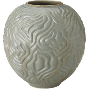 Knabstrup Keramik Solum Vase H15 cm, Sage