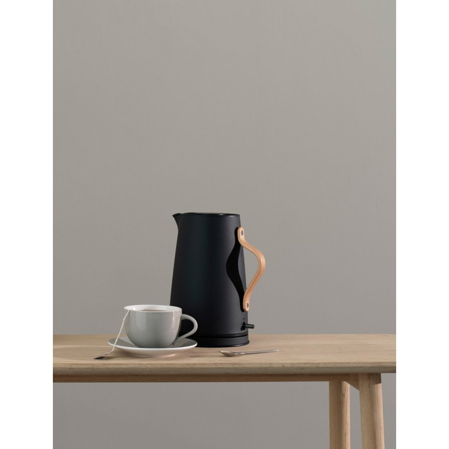 Stelton Emma Wasserkocher 1,2 L, Soft Black