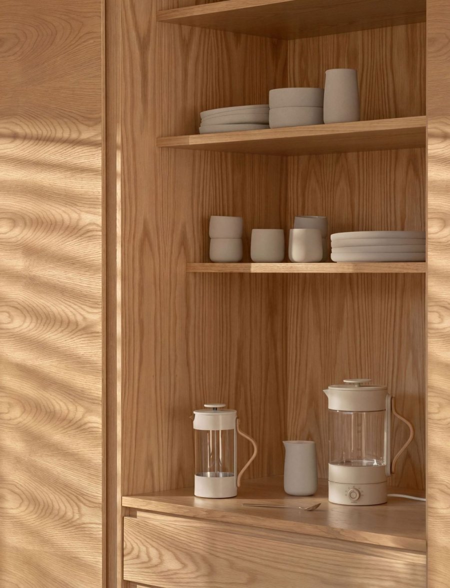 Stelton Emma Elkedel 1,2 L, Klar/Sand