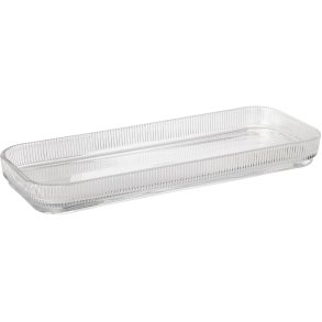Stelton Pilastro Servierplatte 36 cm, Klar