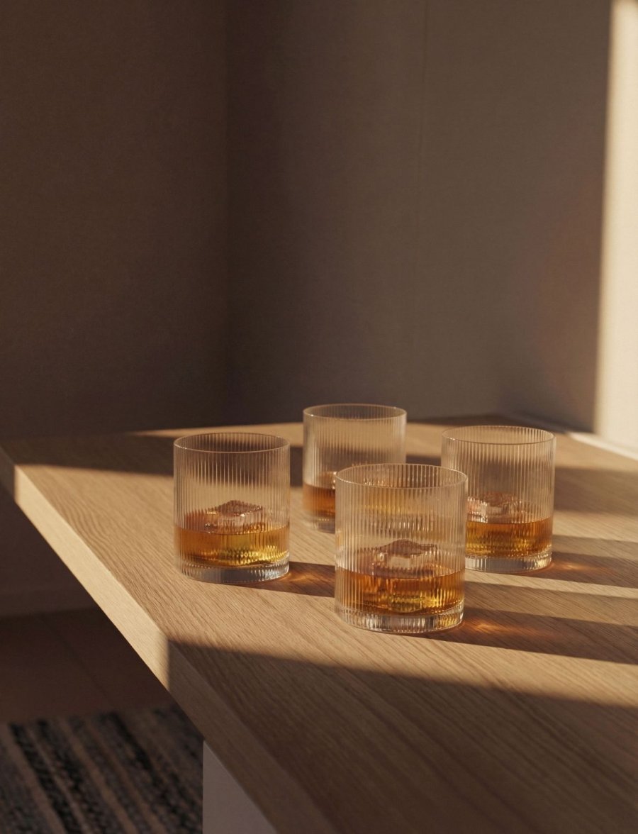 Stelton Pilastro Drikkeglas 4 stk. 35 cl, Klar