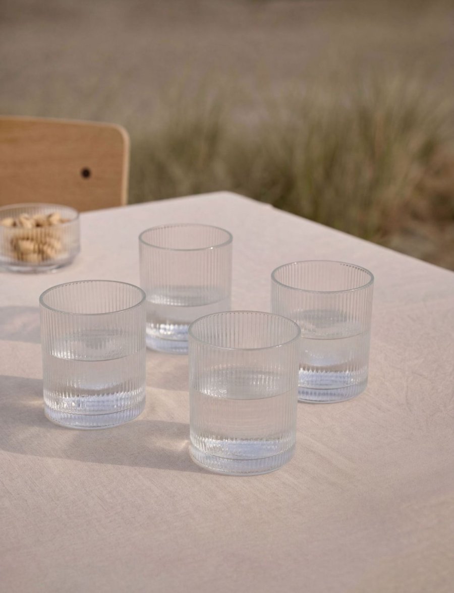 Stelton Pilastro Drikkeglas 4 stk. 35 cl, Klar
