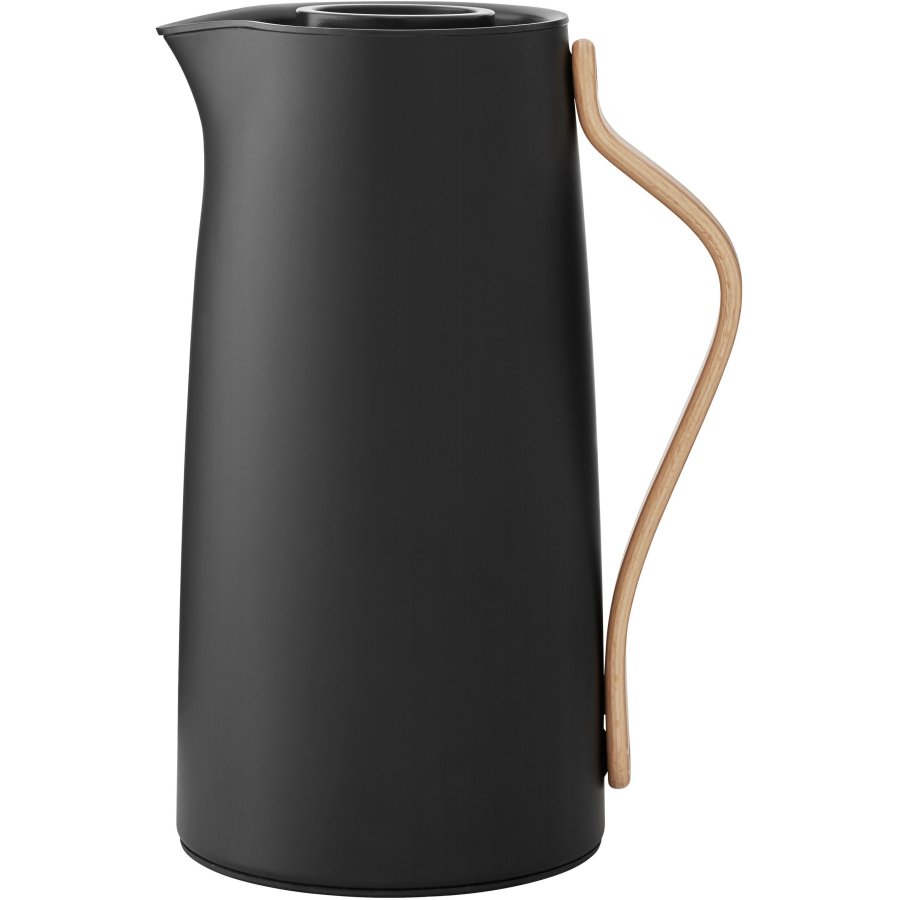 Stelton Emma Kaffee Thermoskanne 1,2 L, Soft Black