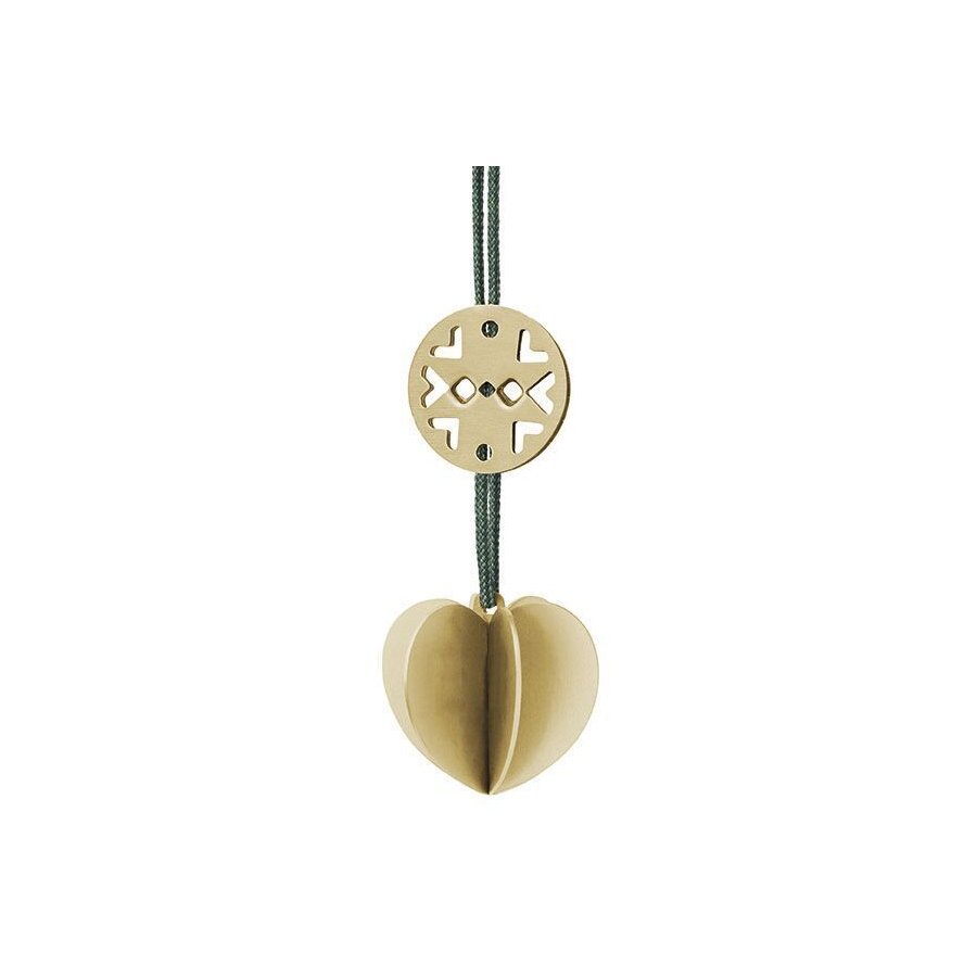 Stelton Nordic Herz Ornament Mini, Messing