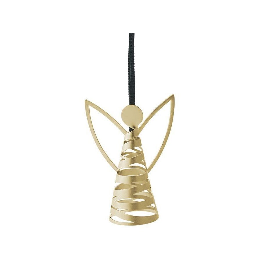 Stelton Tangle engel ornament, medium - messing