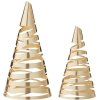 Stelton Tangle juletrer, M & L, 2 stk - messing