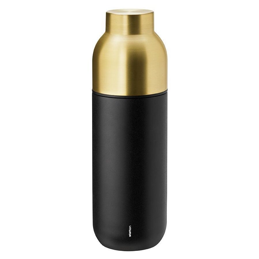 Stelton Collar Termoflaske 0,75 L, Sort/Messing