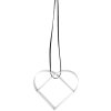 Stelton Figura Hjerte Ornament Lille, Soft White