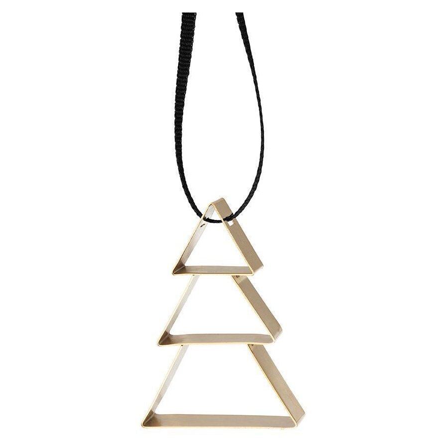 Stelton Figura Ornament Juletr Lille, Messing