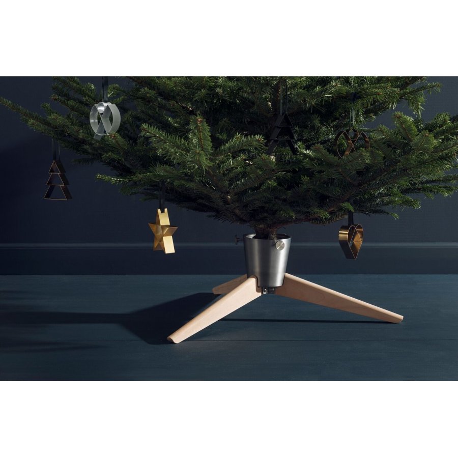 Stelton Treepod juletrsfod, aluminium, bg