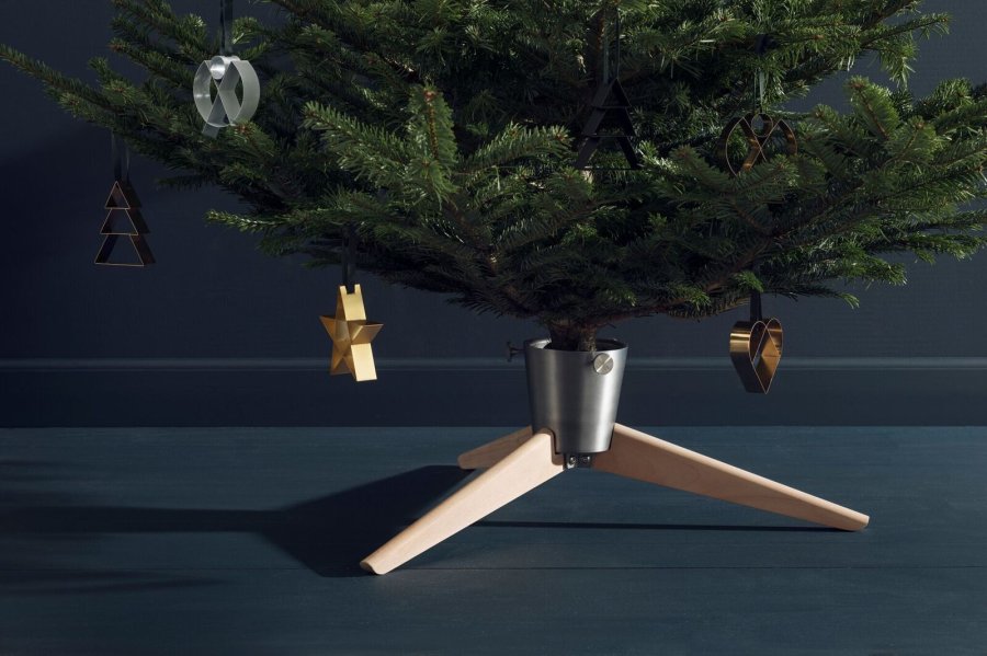Stelton Treepod juletrsfod, aluminium, bg