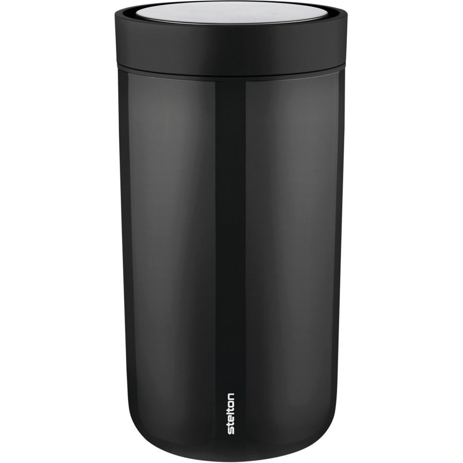 Stelton Click To Go Becher 0,2 L, Schwarz